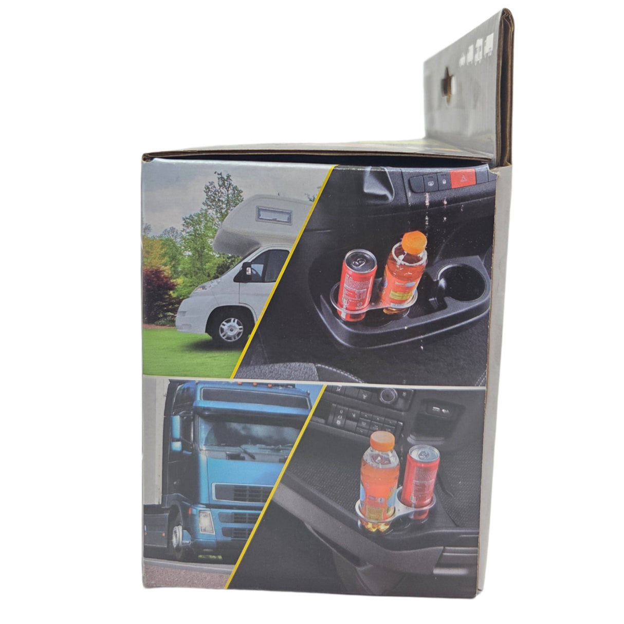 Dvojitý držák na nápoje do auta