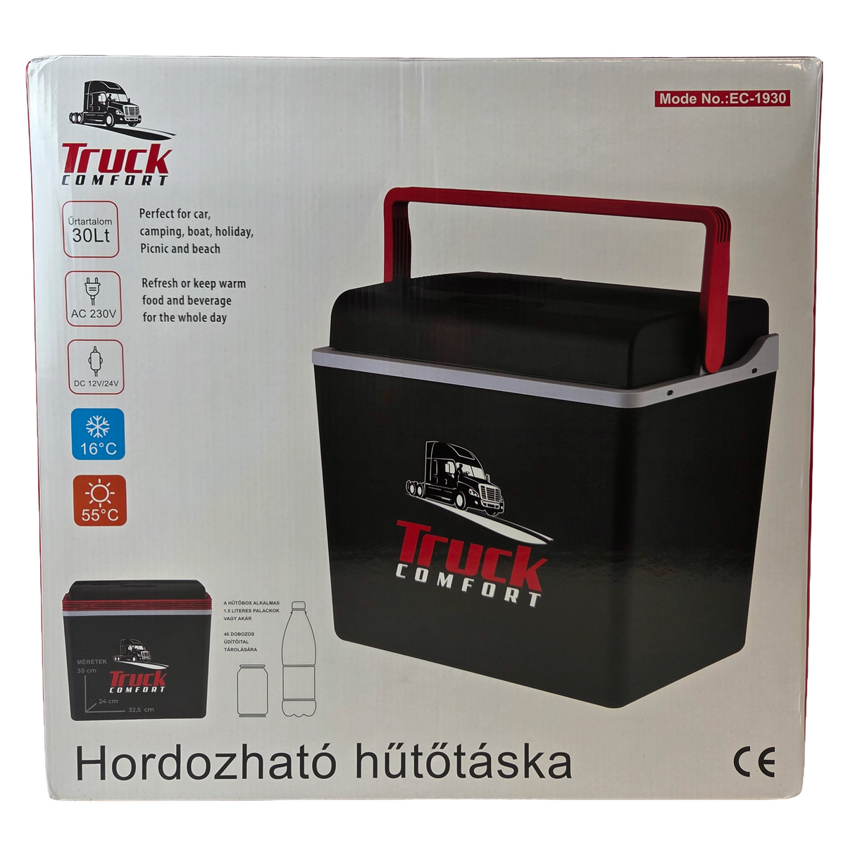 Electric Cooler Bag 30L 12/24/230V