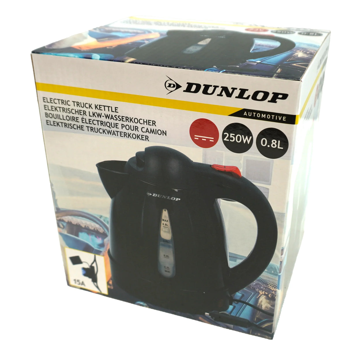 Car Kettle 0.8L Black