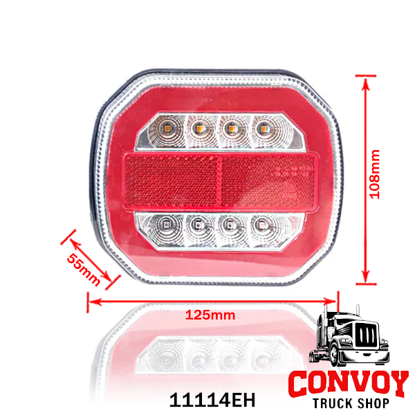 LED Wireless Magnetic Prism Trailer Light 12V