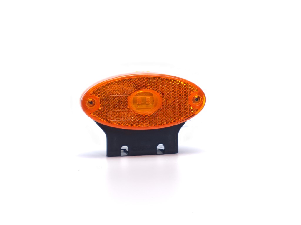 LED Position Lamp Oval Amber with Holder
