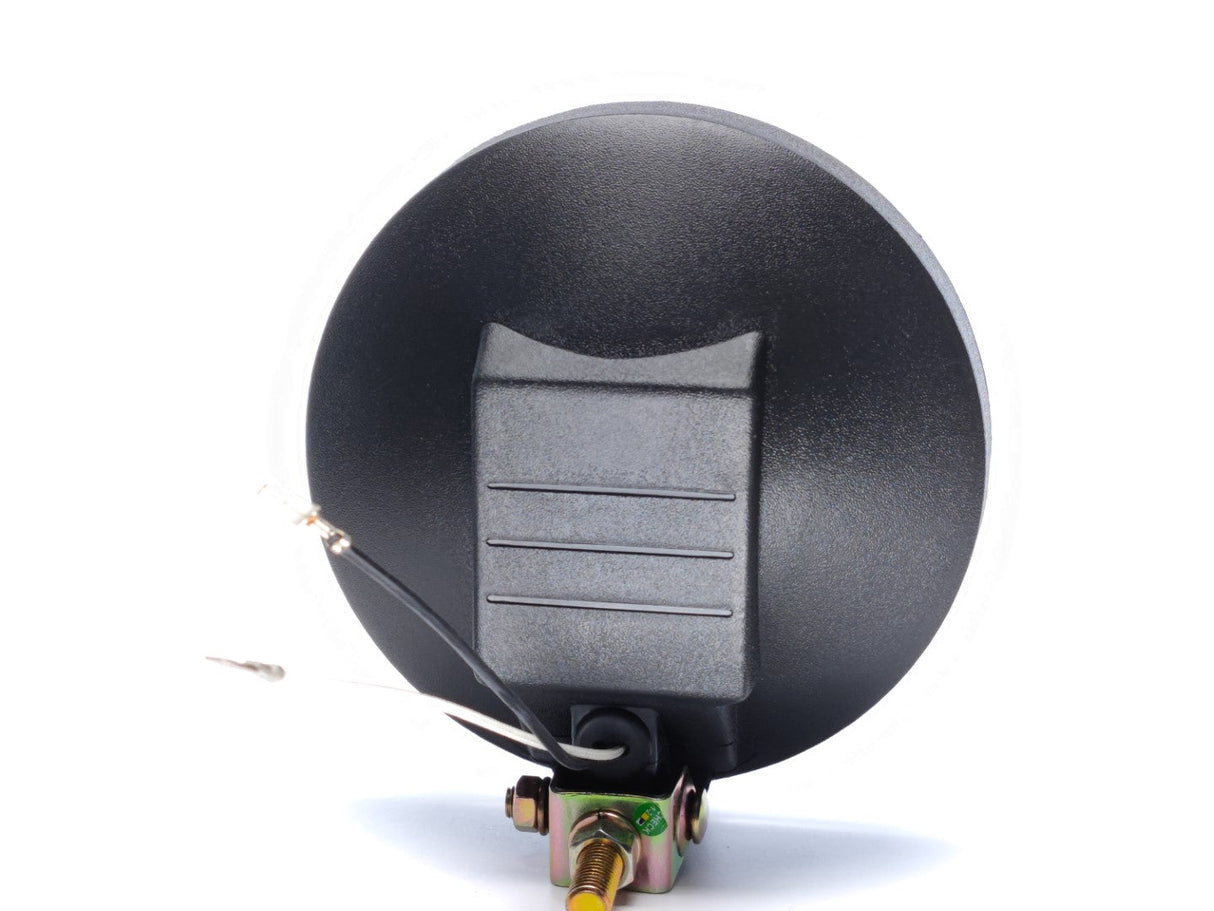 Faro largo alcance circular con lente blanca y bombilla H3 de 12V, 160 mm