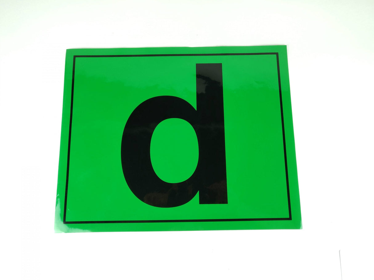 Sticker d (Perishable Goods)