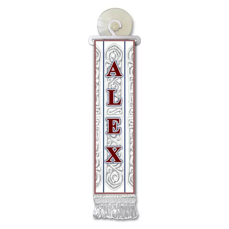 Mini Flag with Name A-E