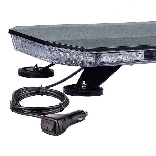 Barra Luminosa Magnetica Gialla a LED - 64 LED, 12/24V