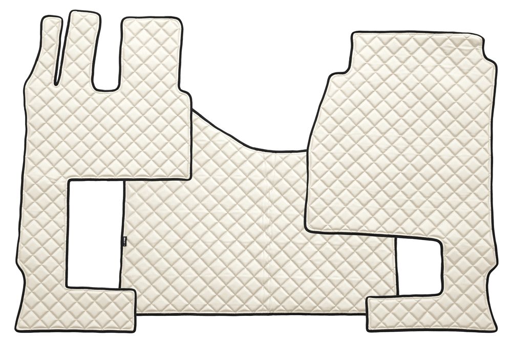 Quilted Faux Leather Floor Mat for Mercedes-Benz Actros MP4 – Folding Passenger Seat