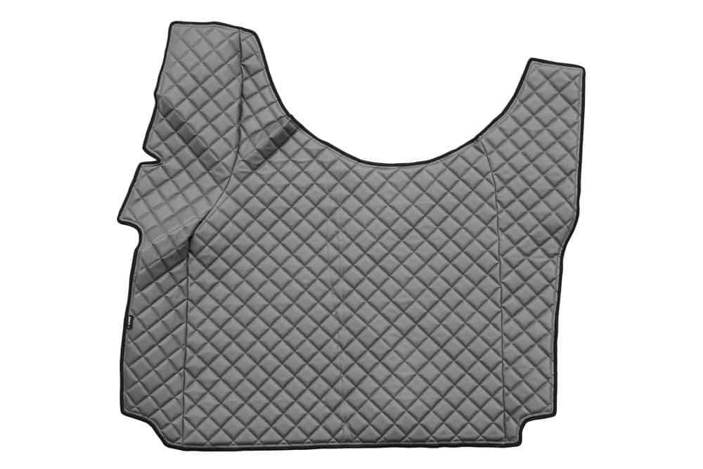 Quilted Faux Leather Floor Mat for Renault T with Engine Tunnel (From 2014)