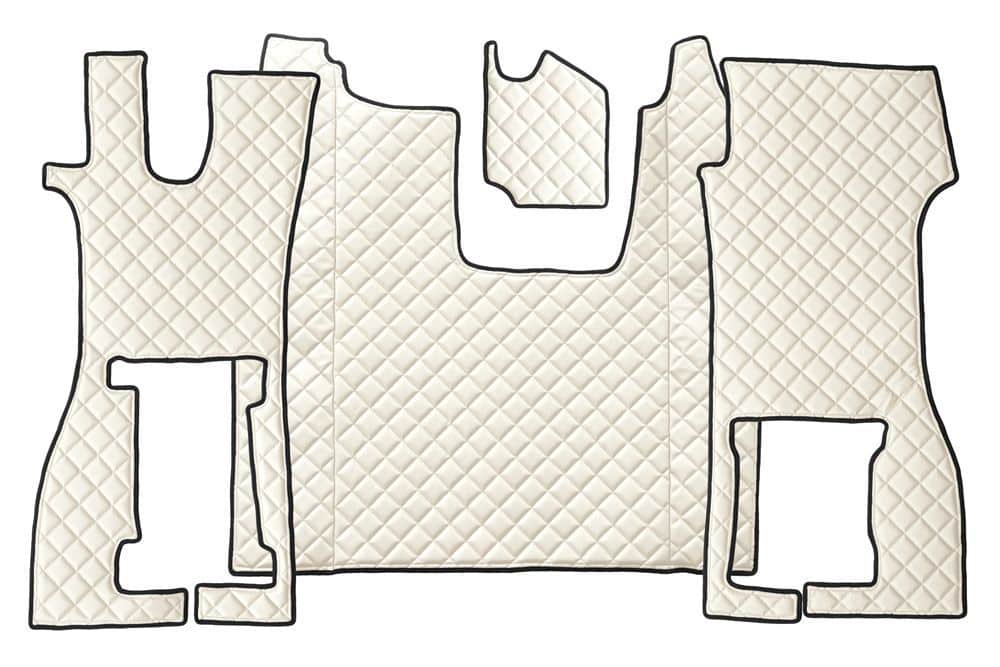 Steppovaný kožený koberec na podlahu SCANIA R (2011-2016) – viac farieb