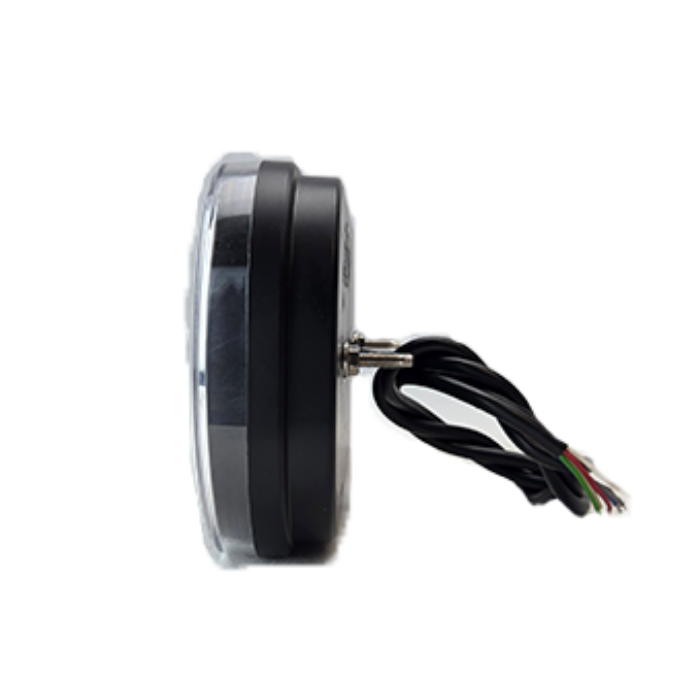 LED Rear Lamp 6-Function with Dynamic Indicator & Triangle Reflector 12-36V