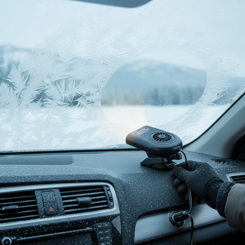 12V 160W Car Defroster with Cigarette Lighter Plug