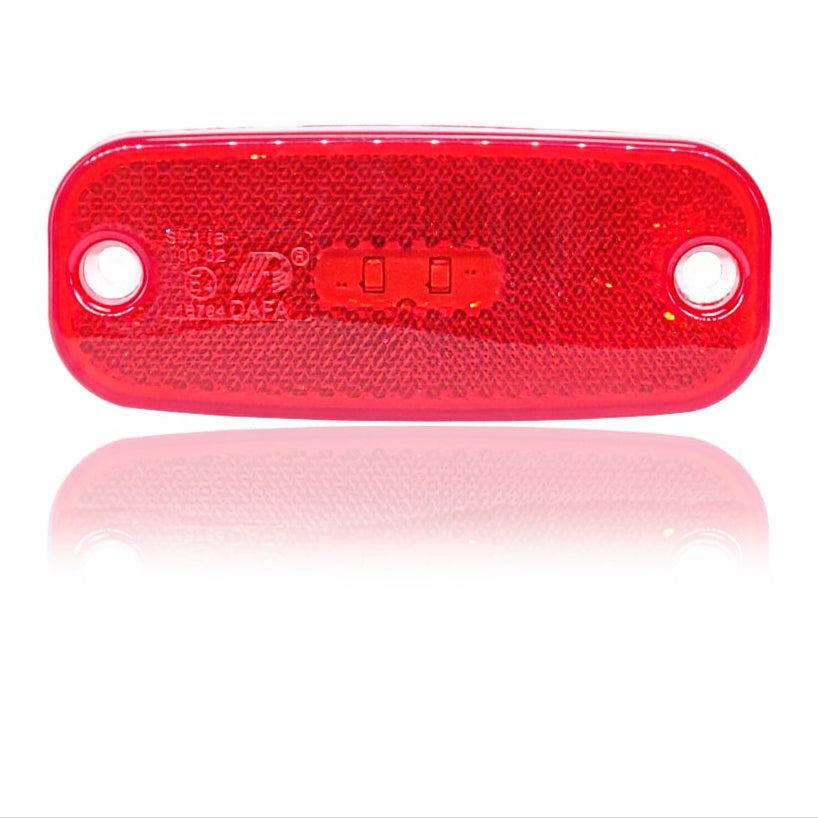 Rounded LED Side Marker Lamp 2LED 12/24V