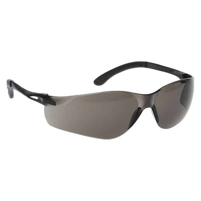 Pan View Safety Glasses with Smoked Panoramic Lens