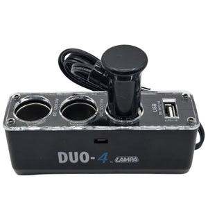 Car Cigarette Lighter Splitter with 3 Sockets
