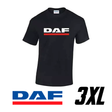 Camiseta DAF 100% algodón negra