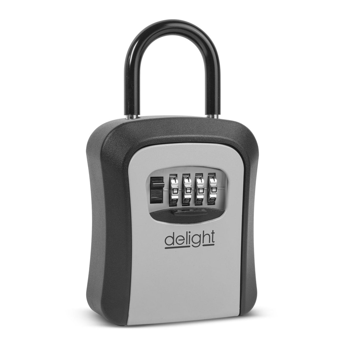 Cassaforte portachiavi in metallo con gancio bloccabile - 17x9,5x4 cm