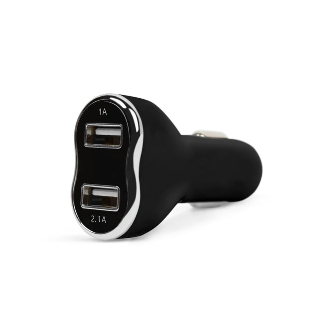 Dual USB Car Charger – Black