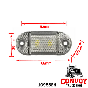 LED Marker Light Oval Flush Mount