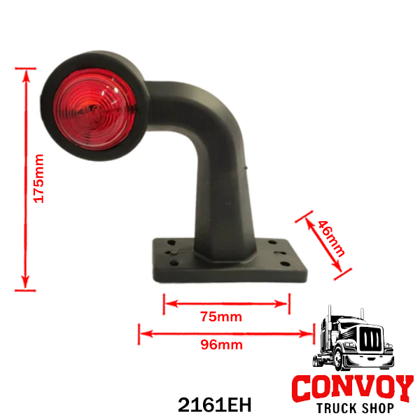 Large Elbow Marker Rubber Lamp with Bulb