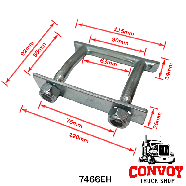Recessed Tie-Down Ring for Frame Profile 125x107 (2000daN)