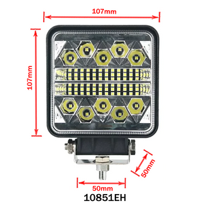LED Work Light Square Combo Beam 12/24V
