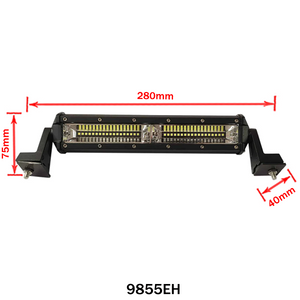 LED Light Bar Single Row Flood 108W