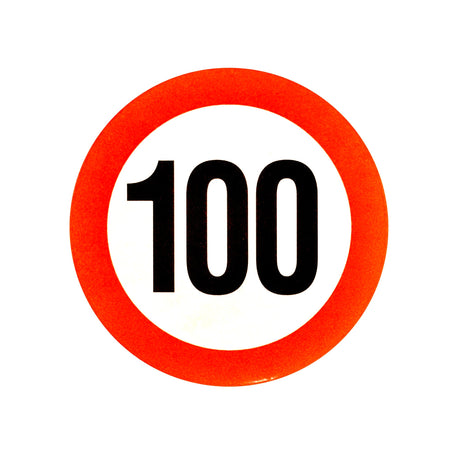 Reflective Speed Limit Sticker - 19cm