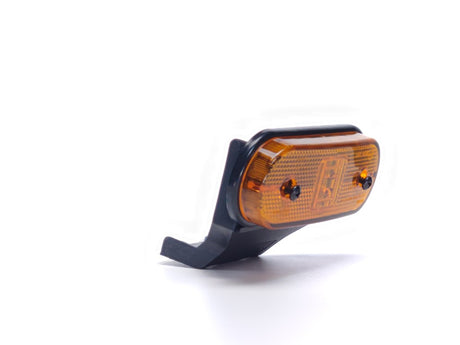 Aspöck Unipoint LED Position Lamp Amber with 45° Bracket