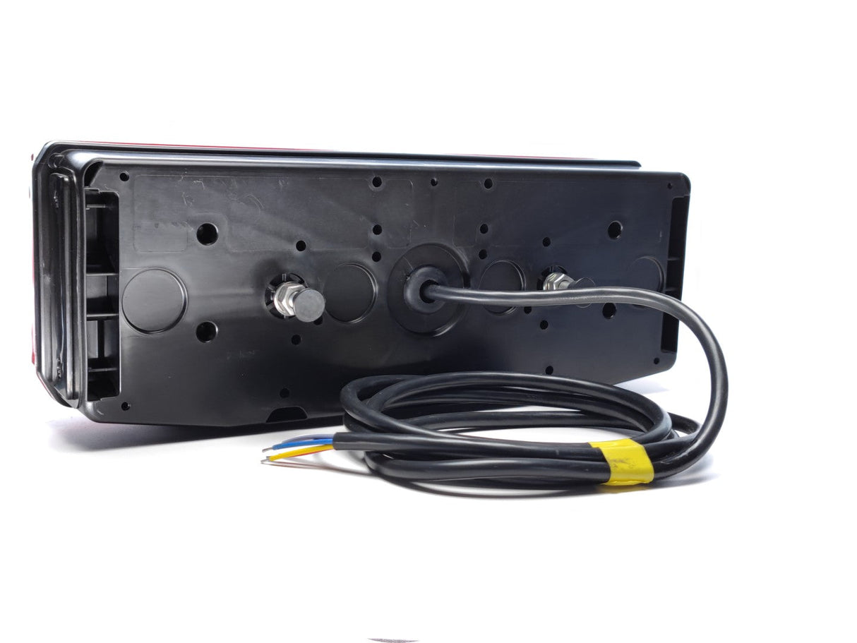 7-Function LED Rear Light with Hexagonal Reflector