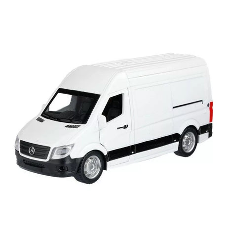 Mercedes-Benz Sprinter Modellauto 1:32 – Die-Cast Metall, Weiß oder Grau