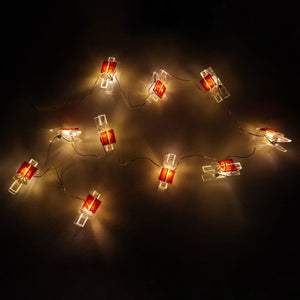 Christmas LED String Lights – 10 LEDs, 120 cm