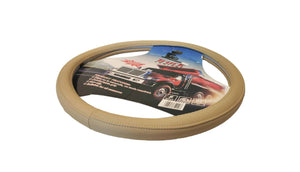 Leather-Effect Steering Wheel Cover