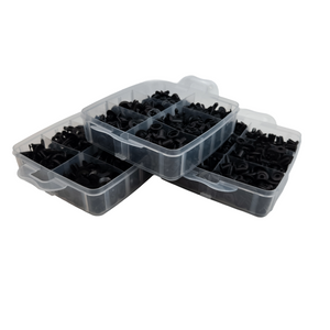 Plastic Fastener Set – 16 Types, 625 pcs