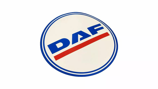 Retro Round DAF Sticker – 22cm