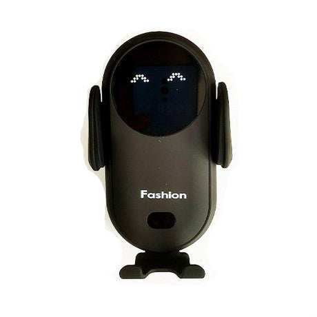 Držák telefonu do ventilační mřížky s automatickým zavíráním a bezdrátovým nabíjením