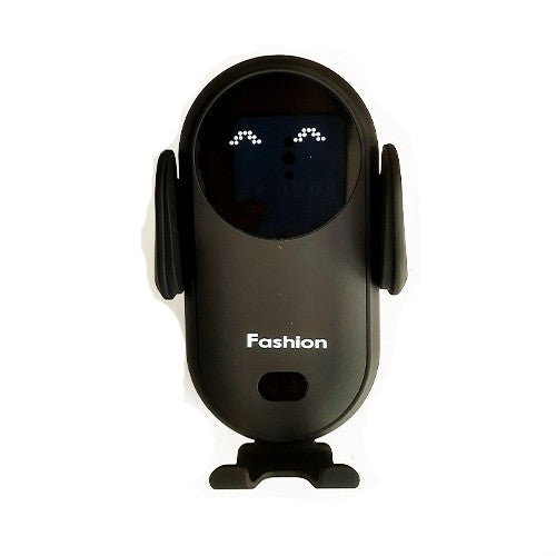 Supporto Smartphone per Bocchetta d'Aria con Chiusura Automatica a Infrarossi e Ricarica Wireless