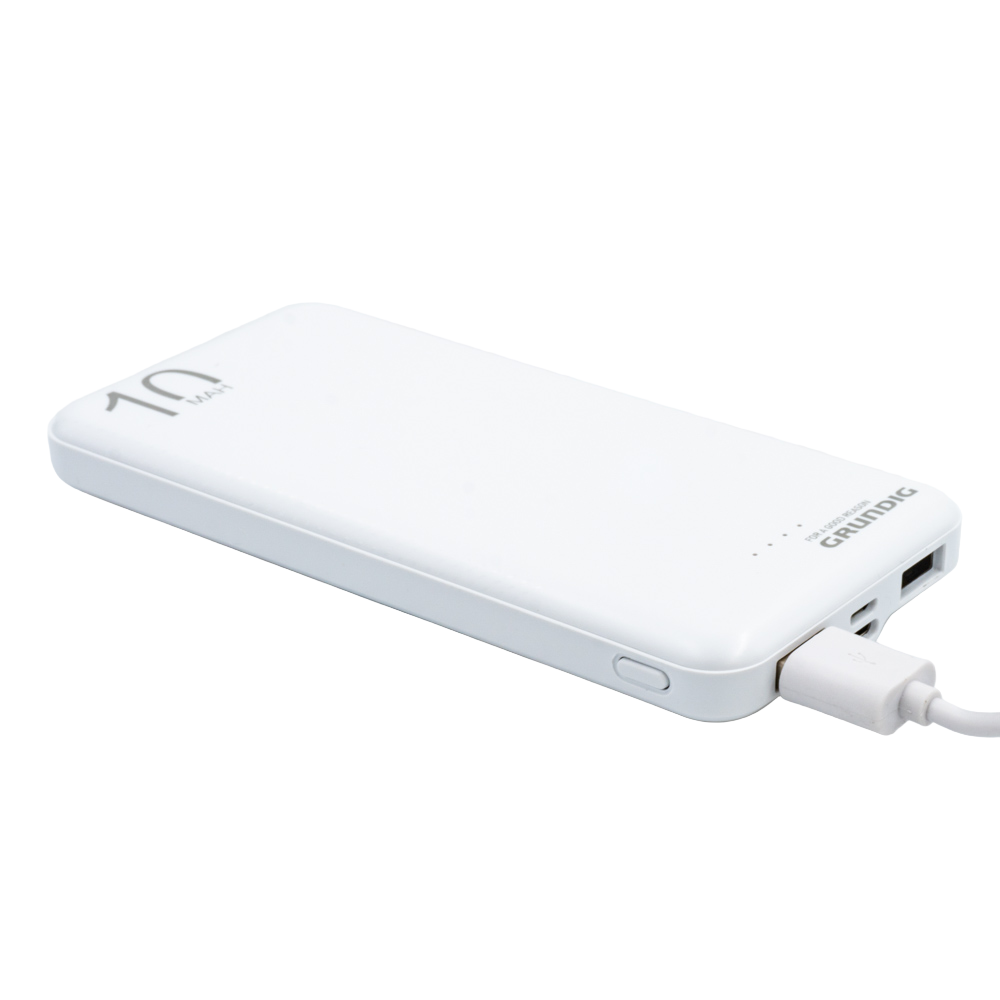 Power Bank Fast Charger for Heated Vest 10000mAh White