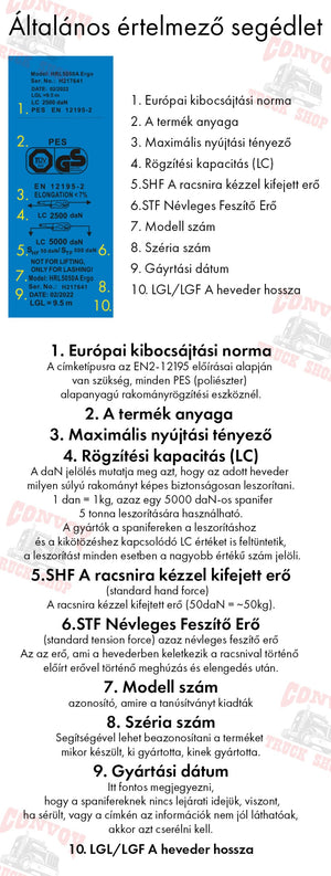 Complete Ratchet Strap – 5 Ton Capacity