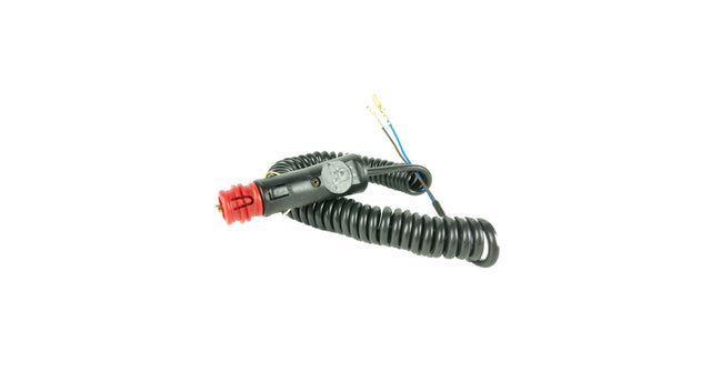 Cigarette Lighter and Work Lamp Plug with Spiral Cable
