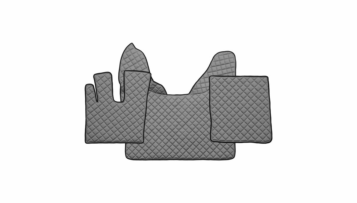 Quilted Faux Leather Floor Mat for DAF XF Euro 6 Automatic