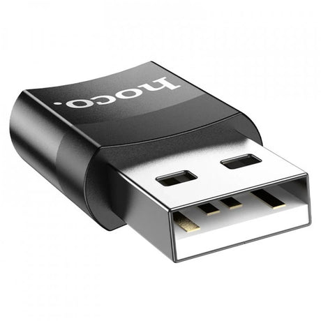 HOCO UA17 USB 2.0 auf USB-C Adapter – Schwarz