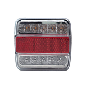 LED Trailer Light with 4 Functions, Prism, 12V/24V