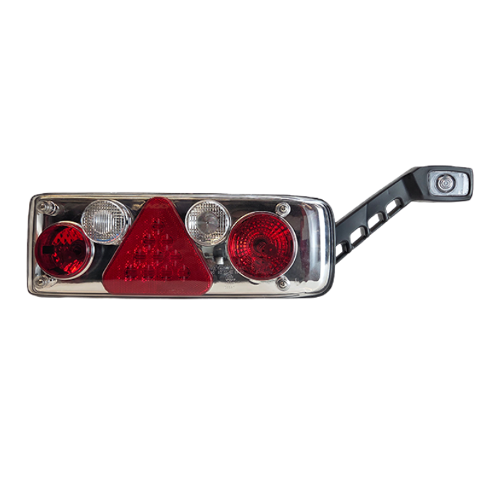Rear Lamp for Kögel with Triangular Reflector and LED Rubber Lamp