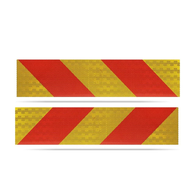Reflective Striped E-Marked Sign – Pair
