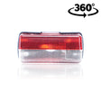 AJBA Red-White Clip-On Position Lamp