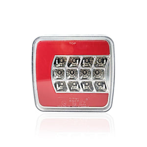 LED Lamp 4-Function Transparent Non-Reflector 12/24V