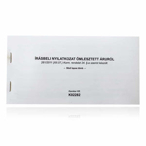 Formular für Schüttgut – 50 x 2 Blatt Block