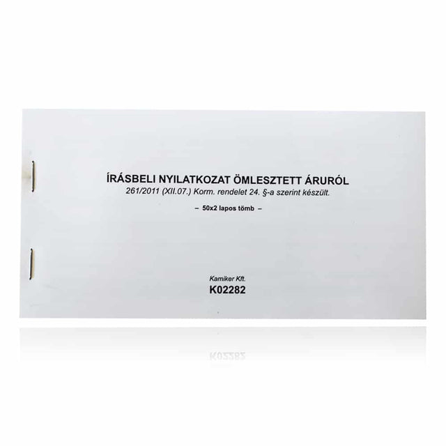 Formular für Schüttgut – 50 x 2 Blatt Block